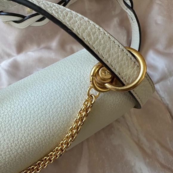 Tory Burch White Leather Crossbody Bag - Picture 8 of 14